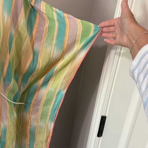 Anthropologie Lilka Hollie Batwing Sleeved Tunic Yellow Sz M/L - Picture 8 of 14